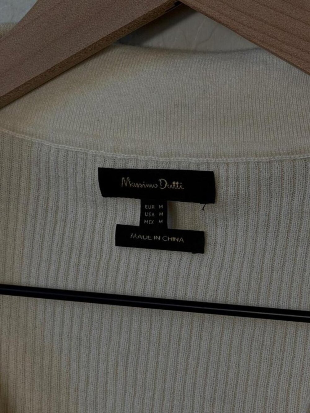 Massimo Dutti Ribbed Button Down Sweater Size M - Picture 2 of 5